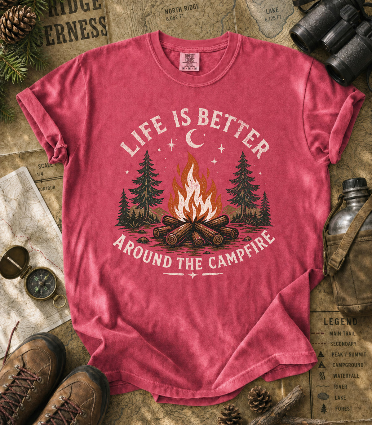 Life Is Better Around the Campfire Tee