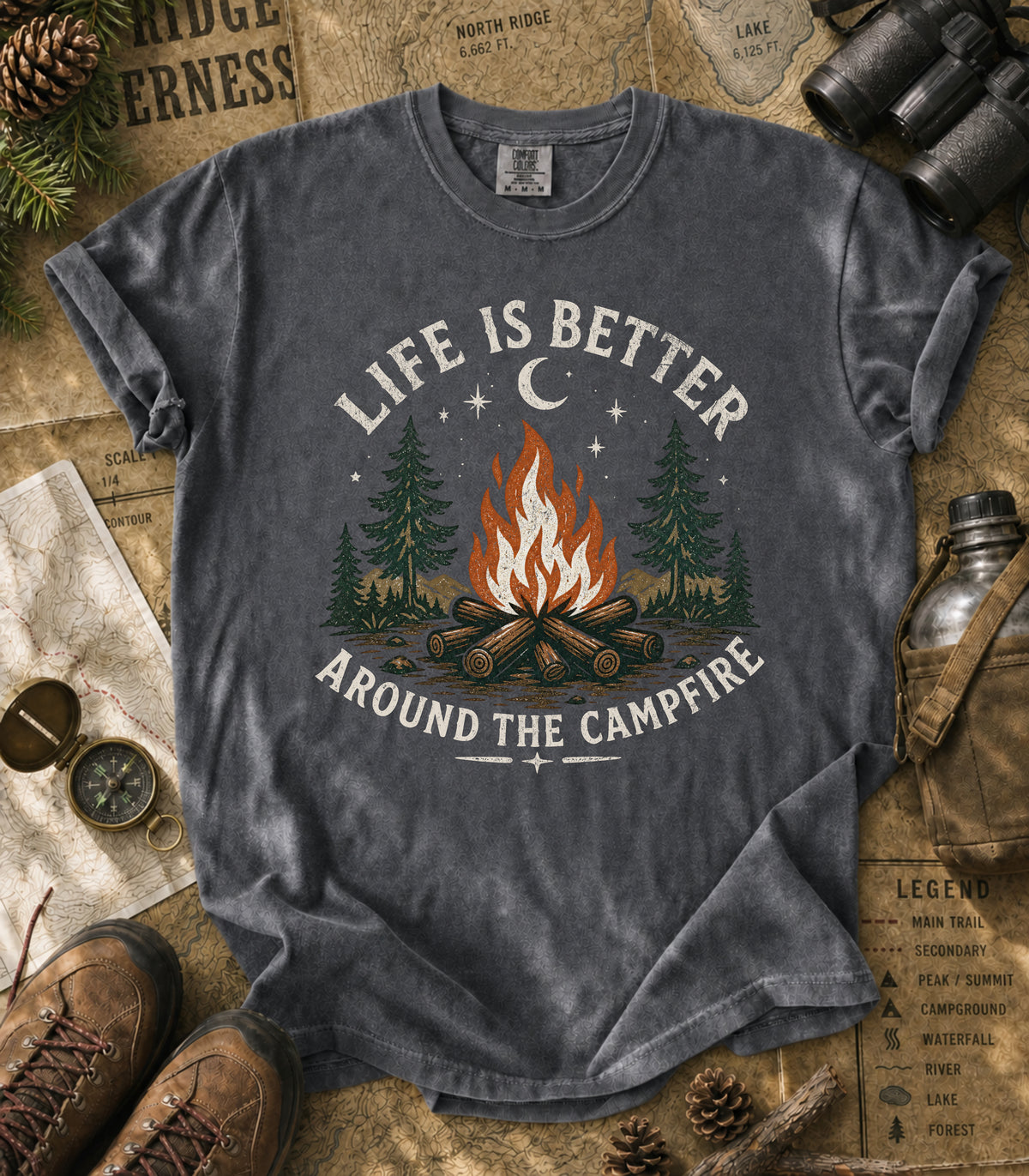 Life Is Better Around the Campfire Tee