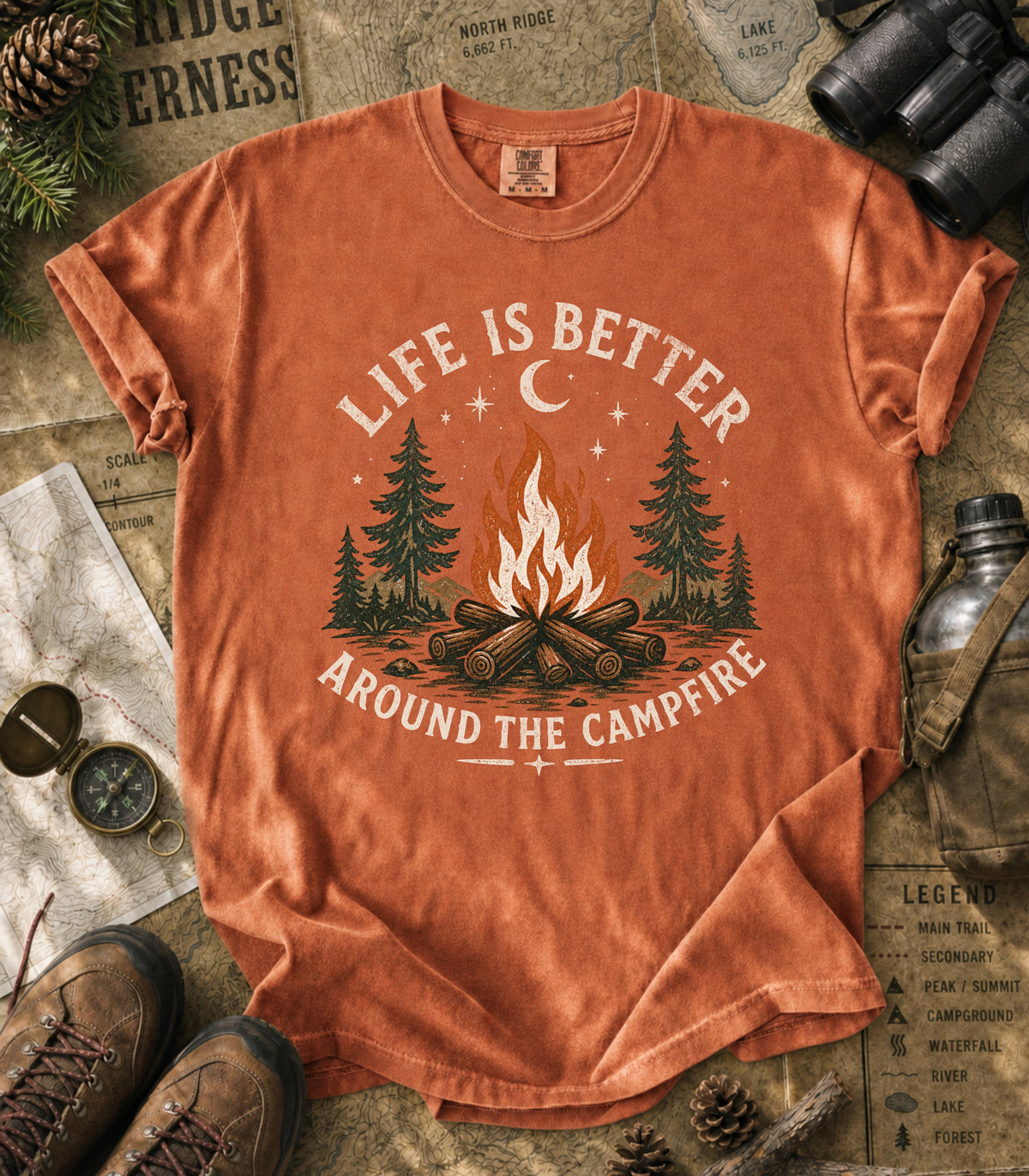 Life Is Better Around the Campfire Tee