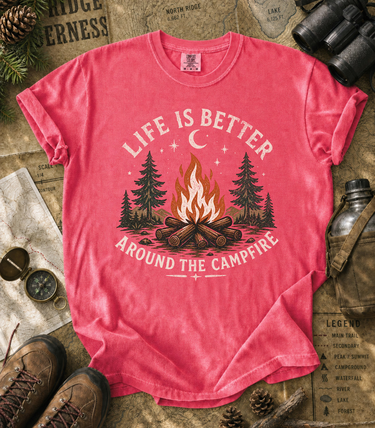 Life Is Better Around the Campfire Tee