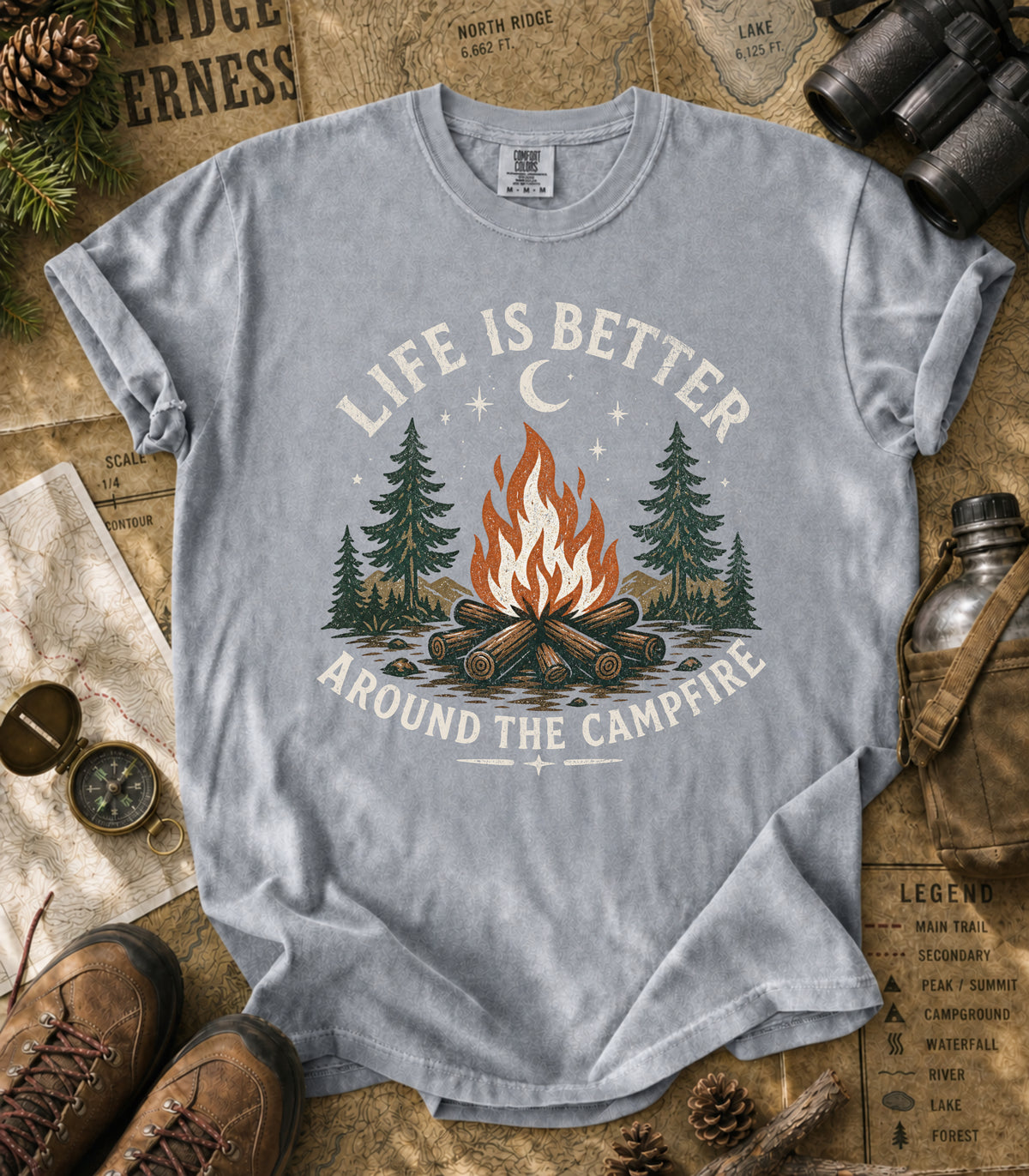 Life Is Better Around the Campfire Tee