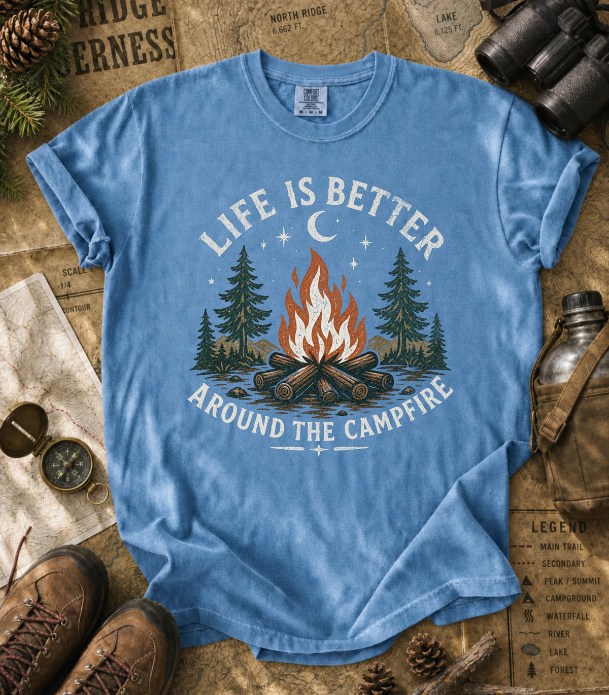 Life Is Better Around the Campfire Tee