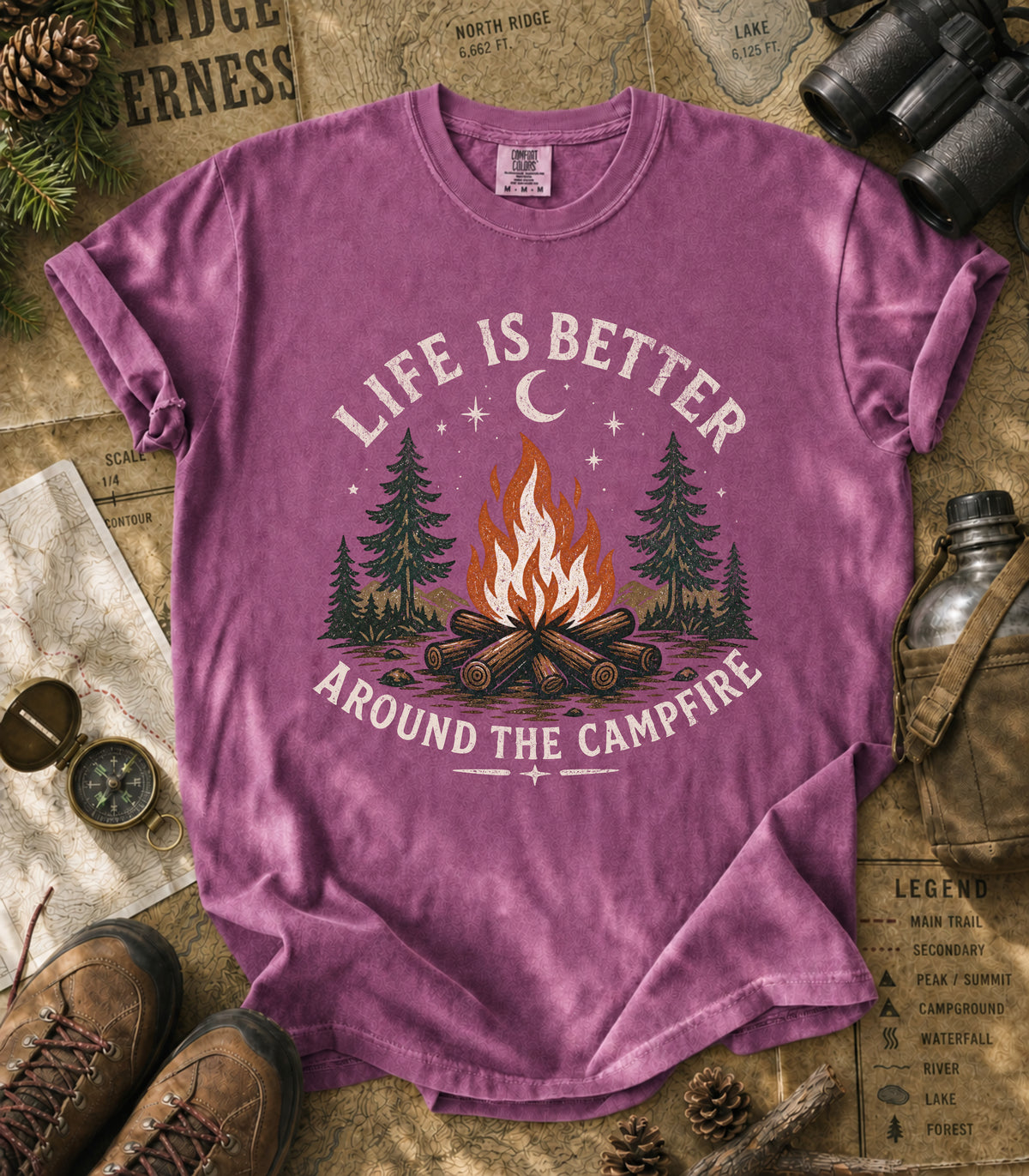 Life Is Better Around the Campfire Tee