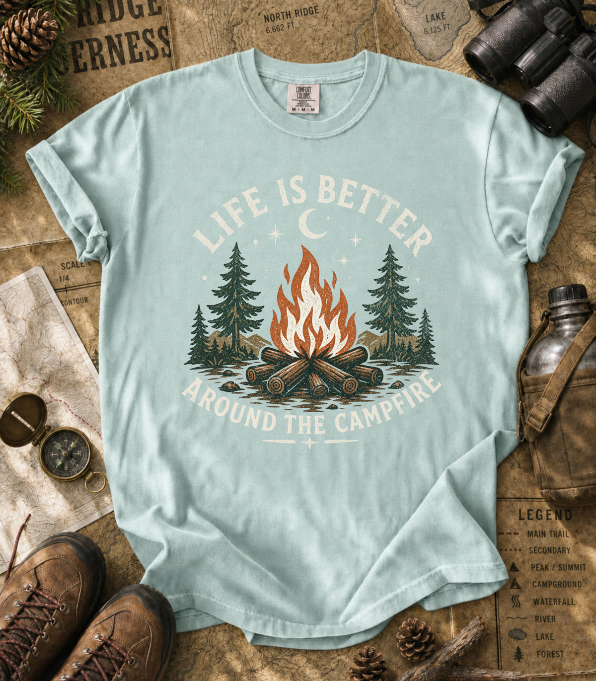 Life Is Better Around the Campfire Tee