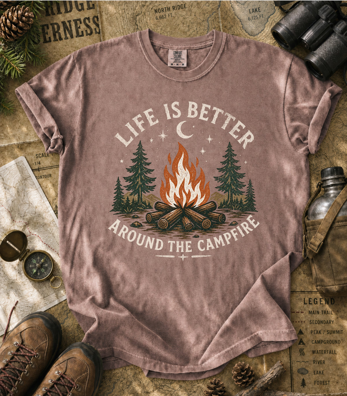 Life Is Better Around the Campfire Tee