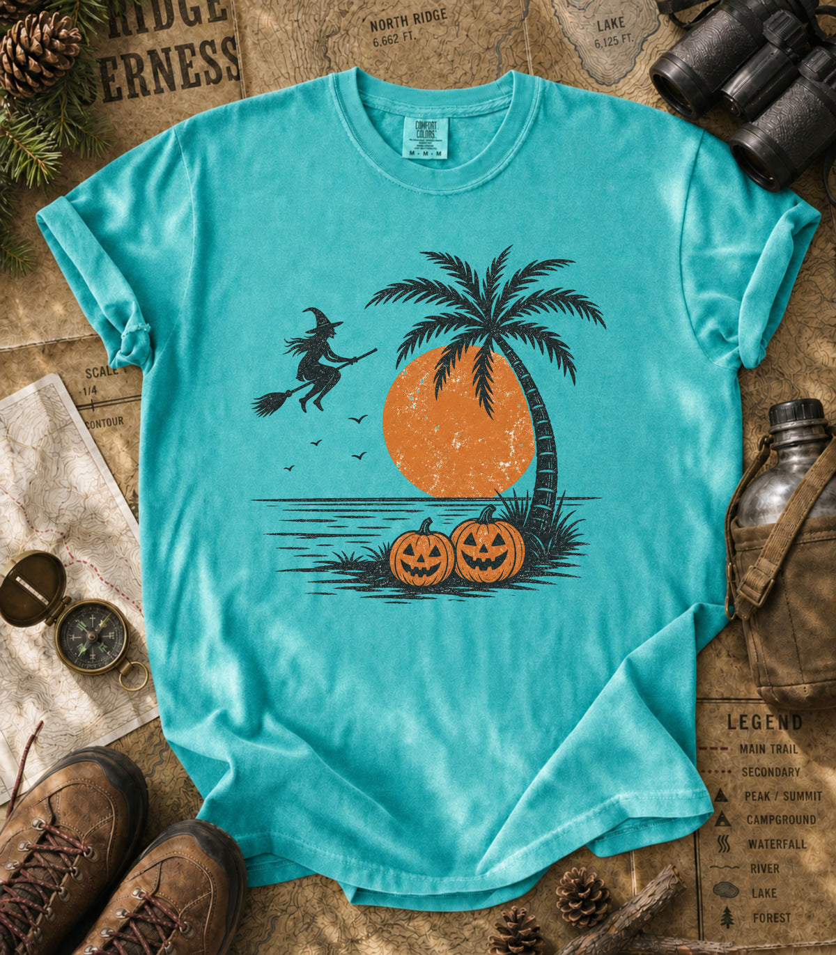 Halloween Beach Tee