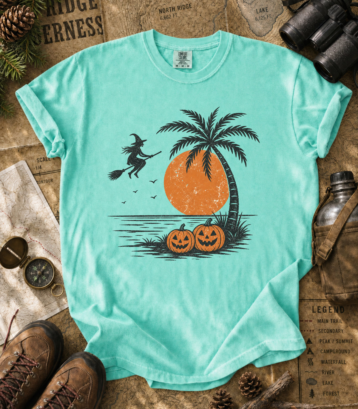 Halloween Beach Tee