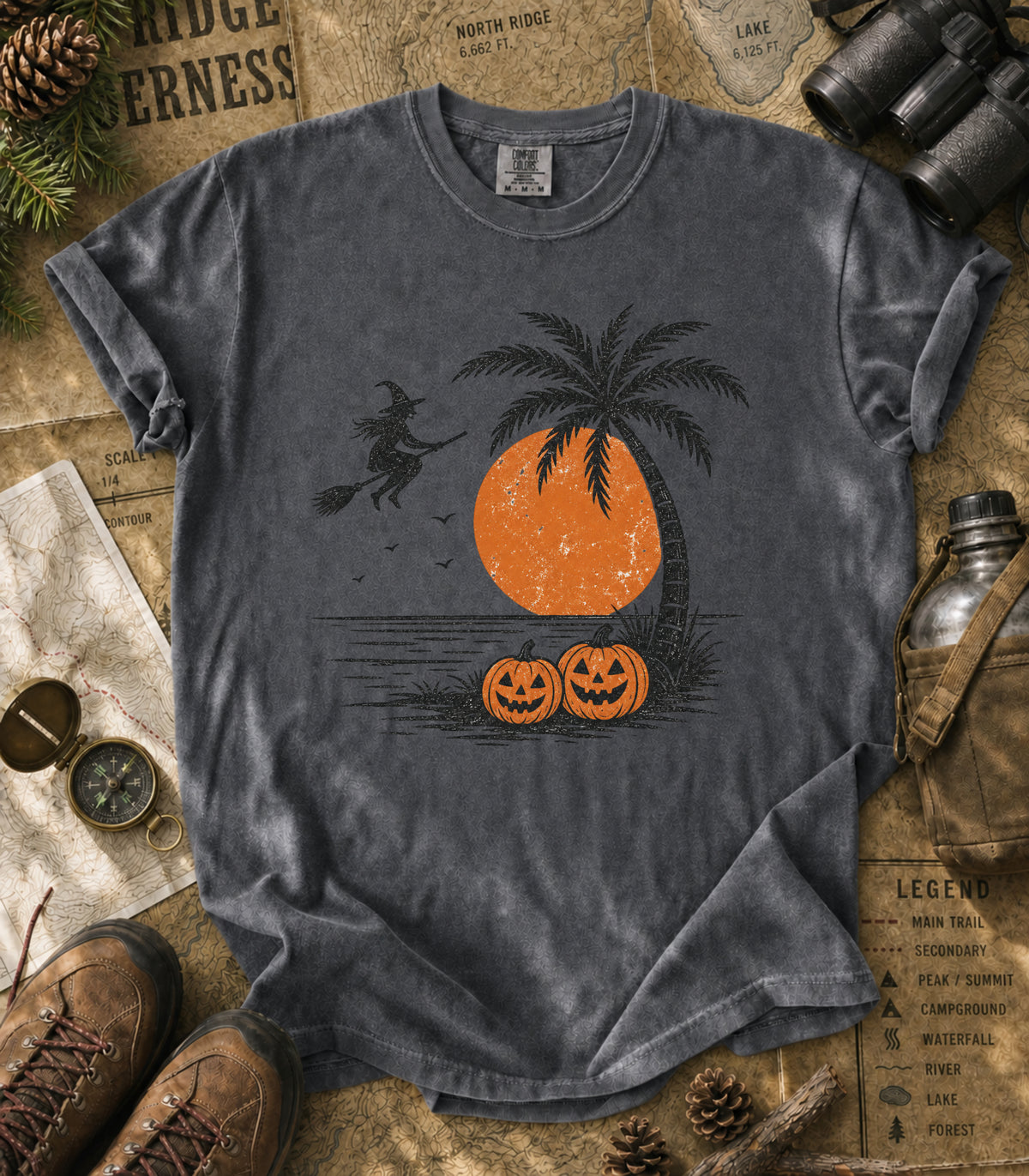 Halloween Beach Tee