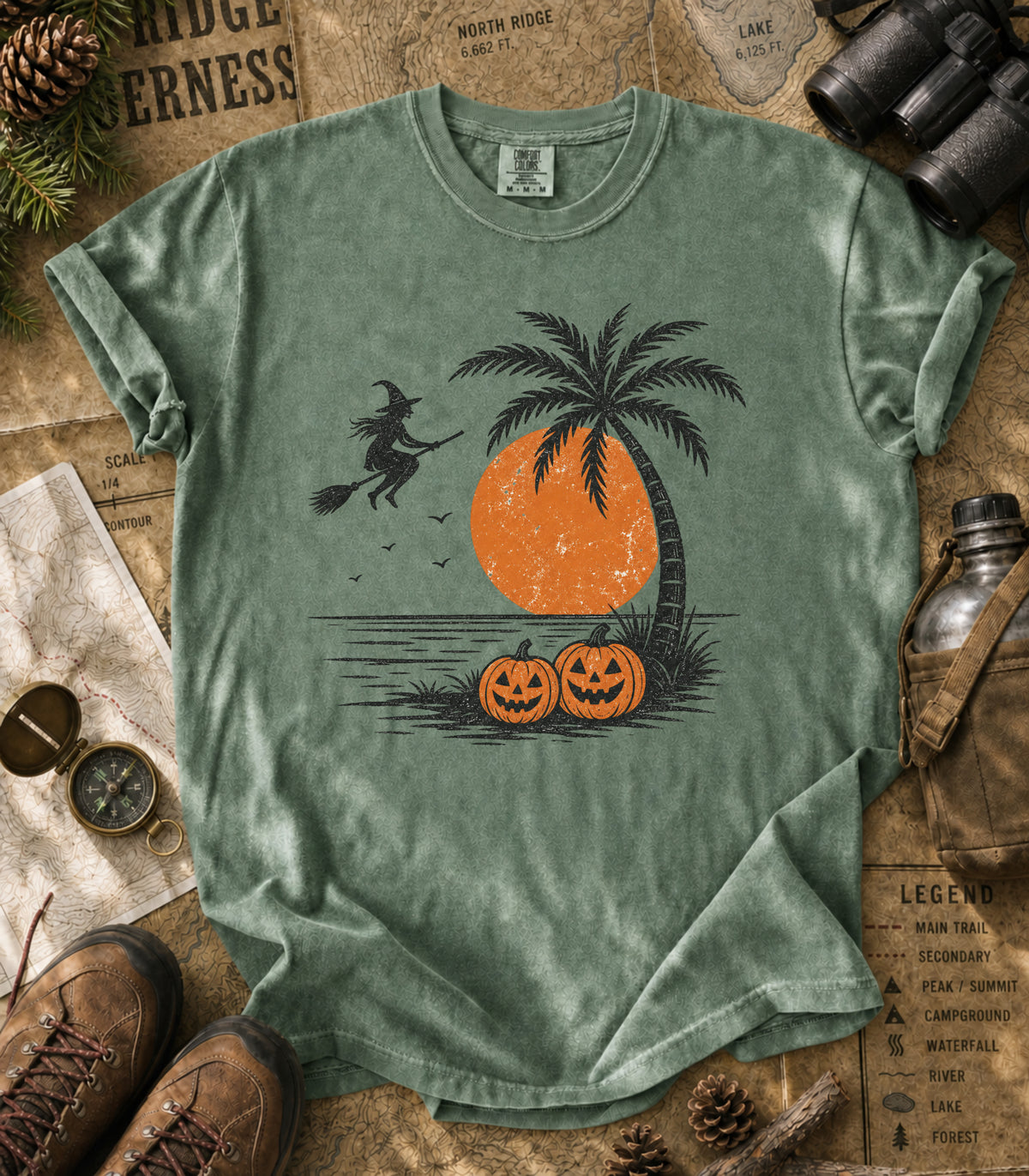 Halloween Beach Tee