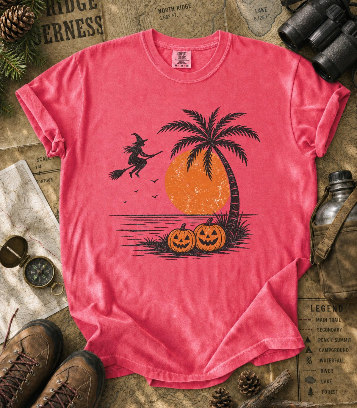 Halloween Beach Tee