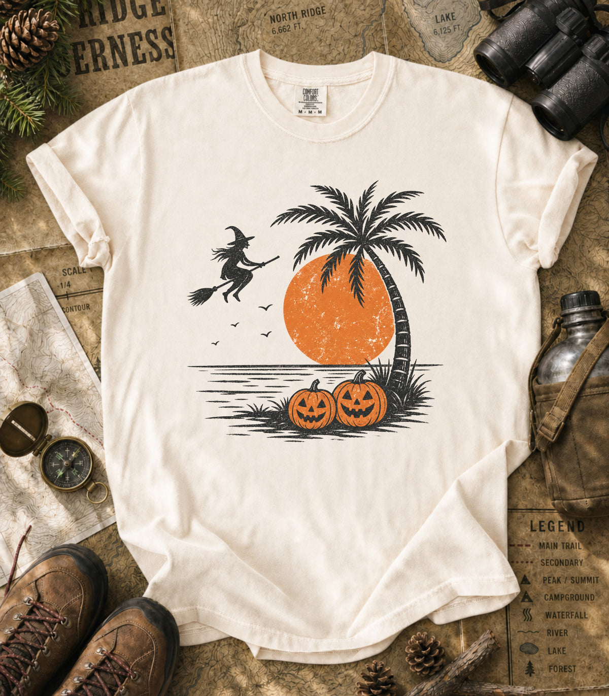 Halloween Beach Tee