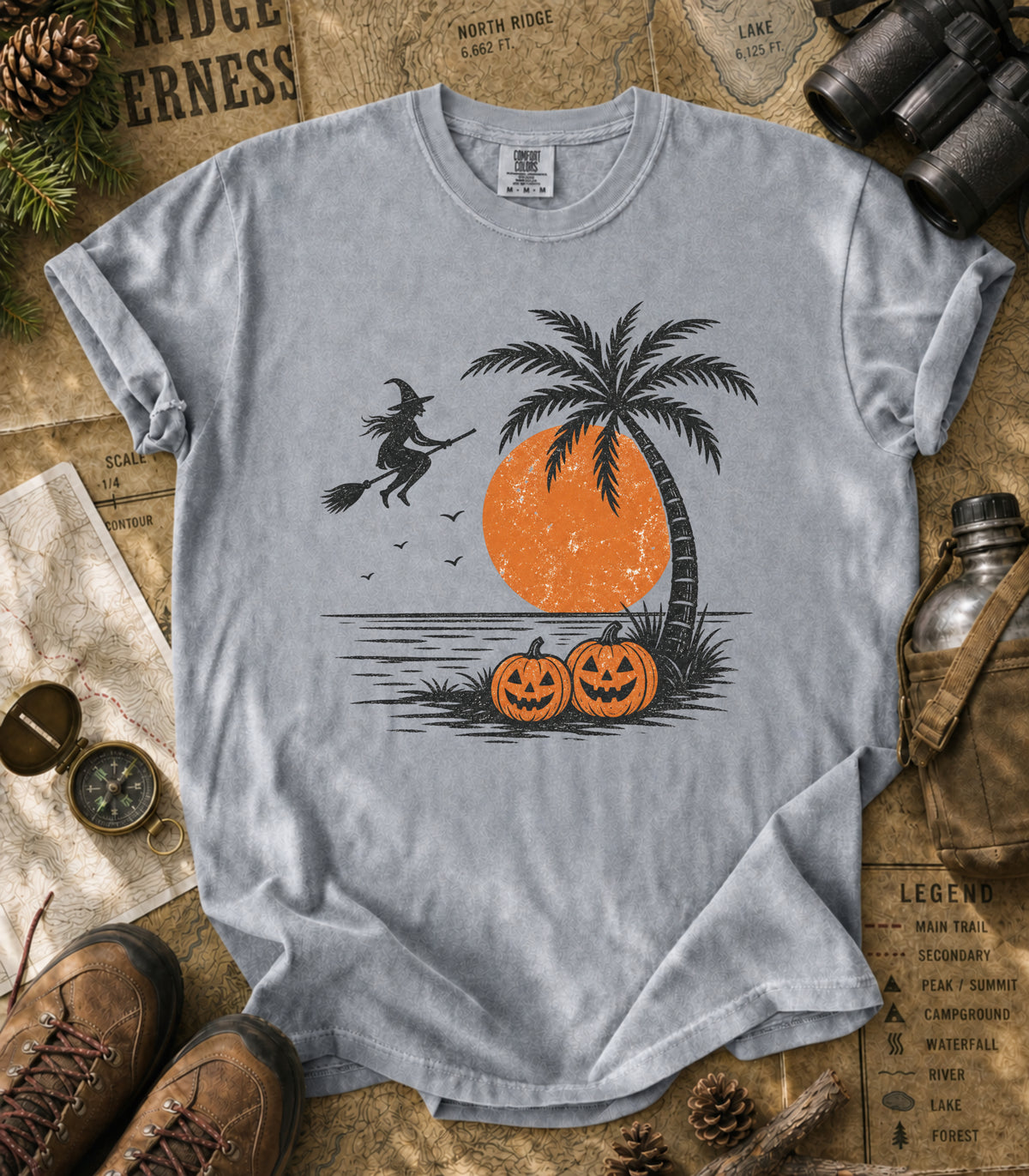 Halloween Beach Tee