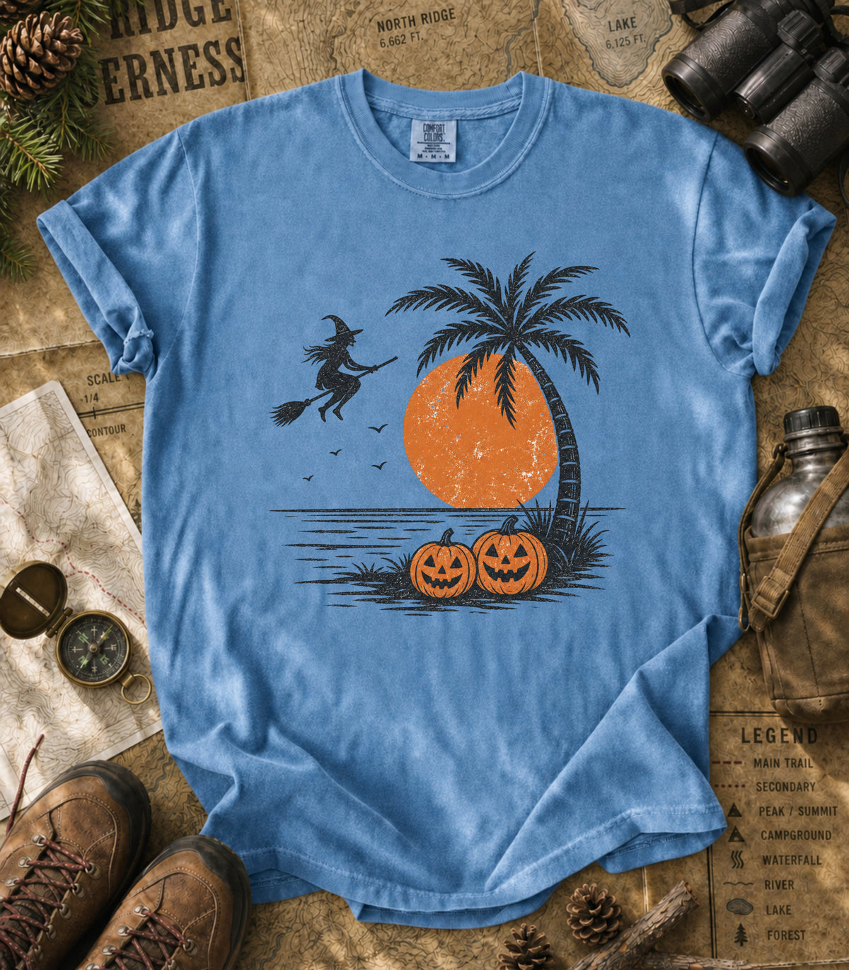 Halloween Beach Tee