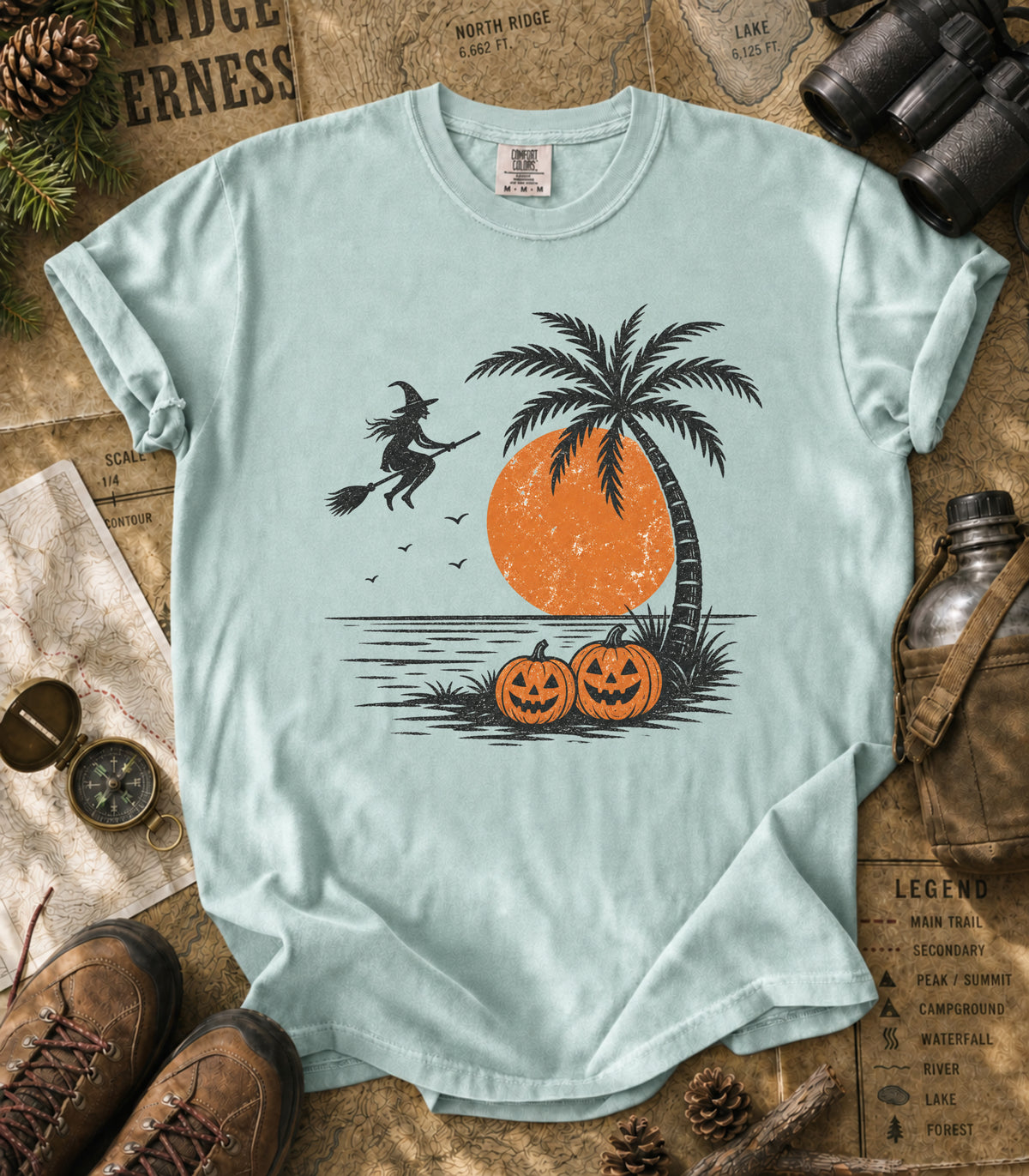 Halloween Beach Tee