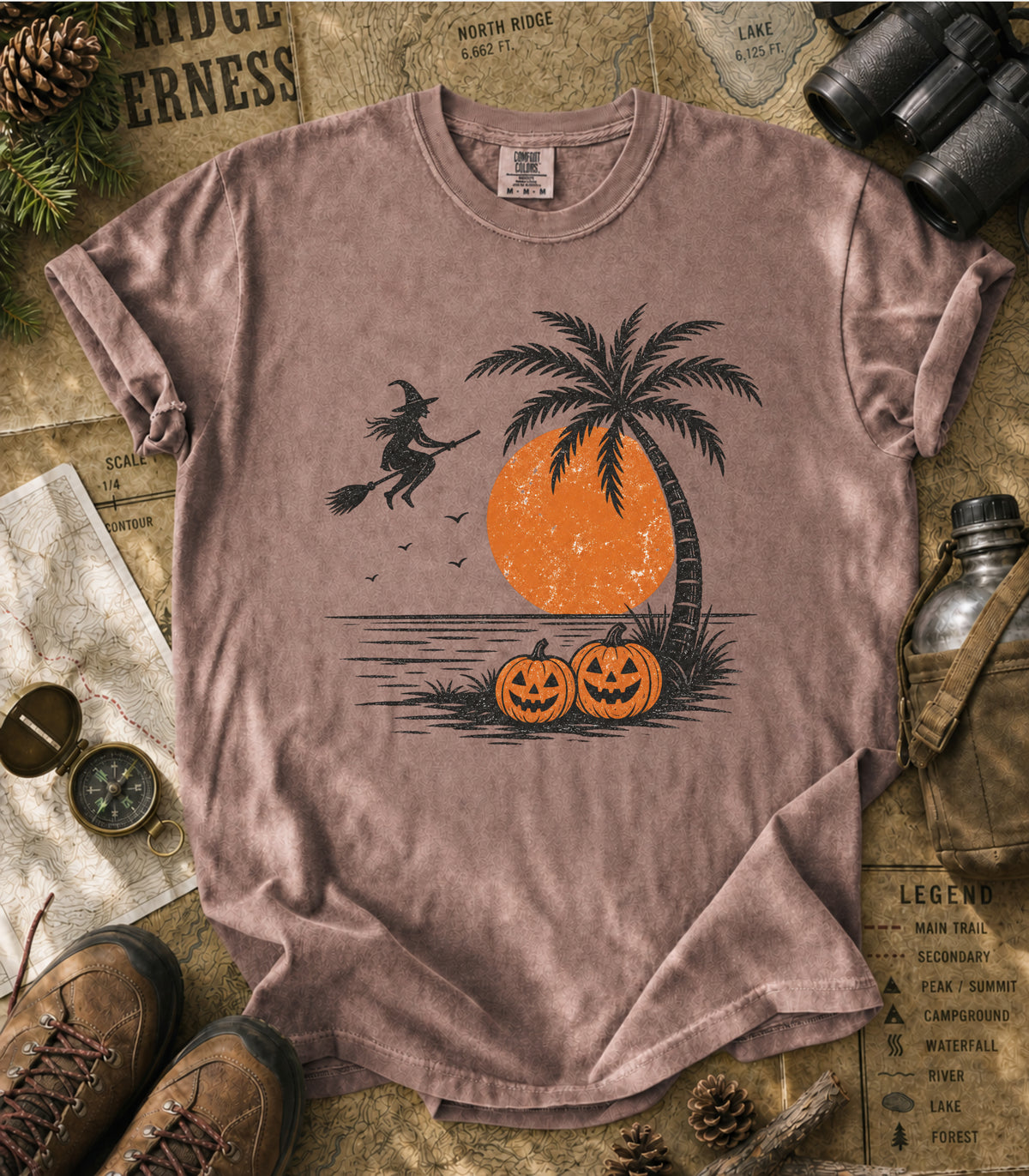 Halloween Beach Tee