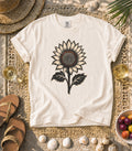 Sunflower Stalk Vintage Tee