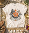 Hibiscus in a Coconut Tee