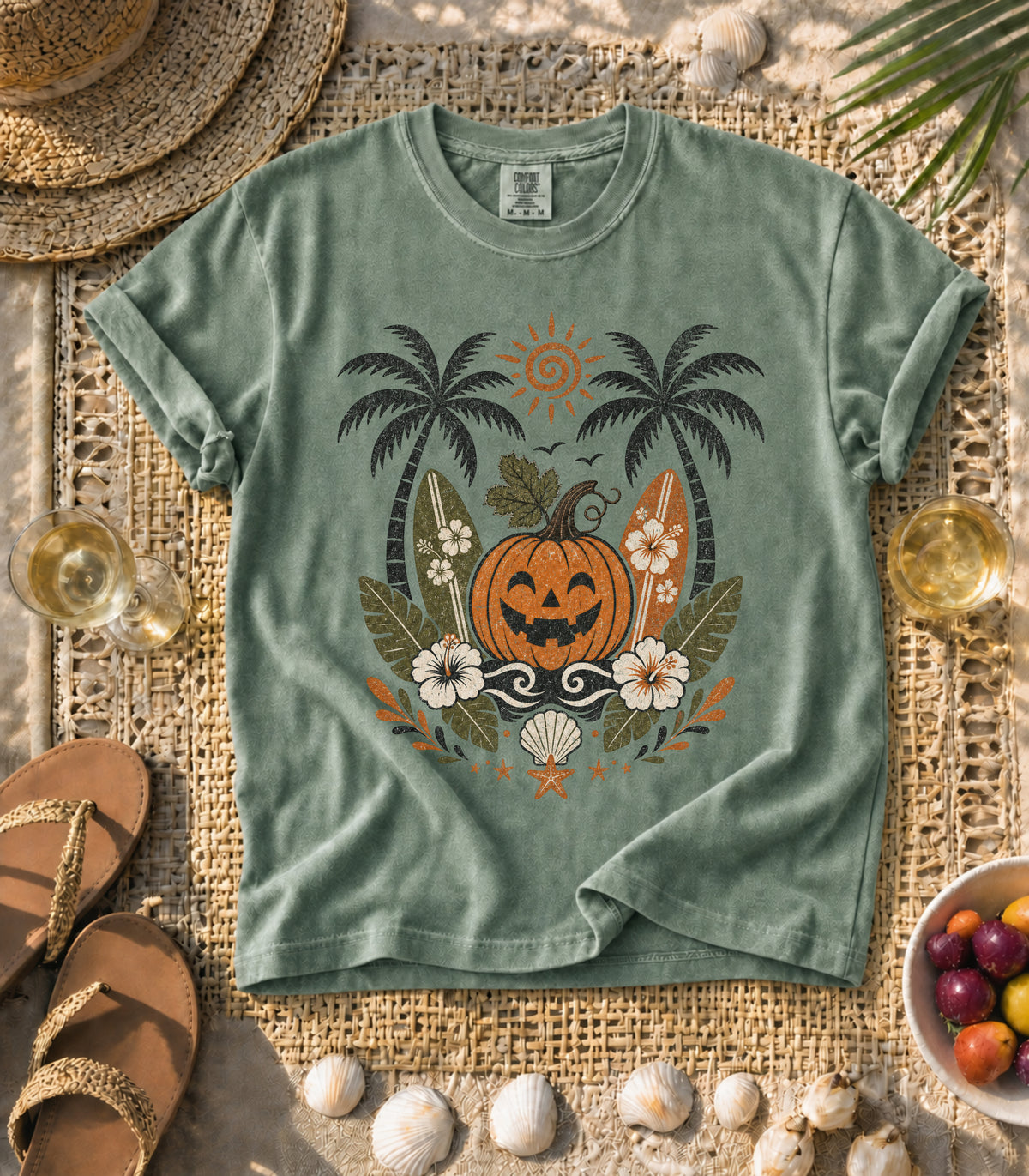 Halloween Surfer Tee
