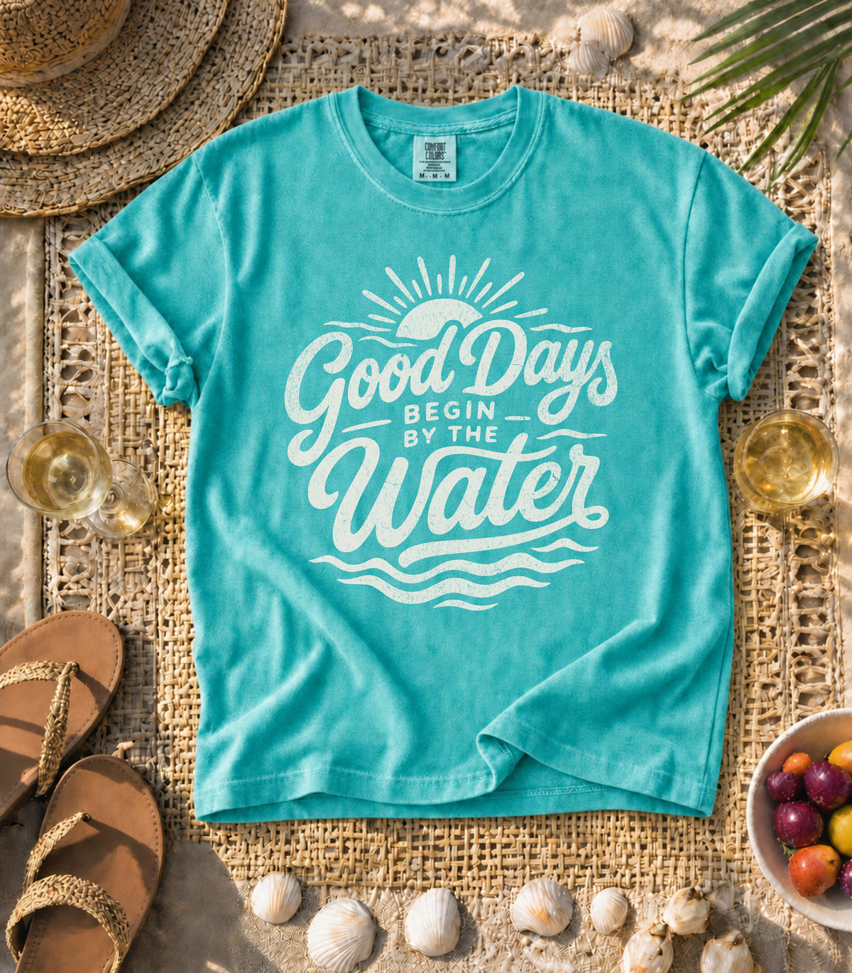 Good Days Begin by the Water Tee