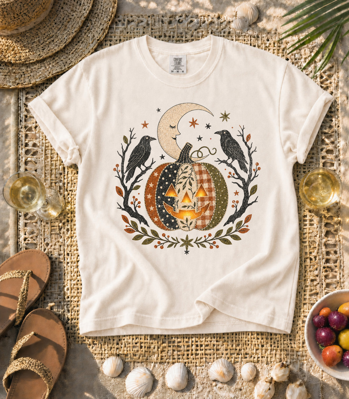 Jack-o'-Lantern & Crows Tee