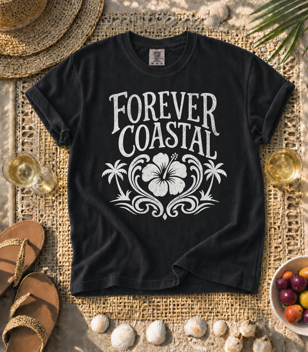 Forever Coastal Hibiscus Tee