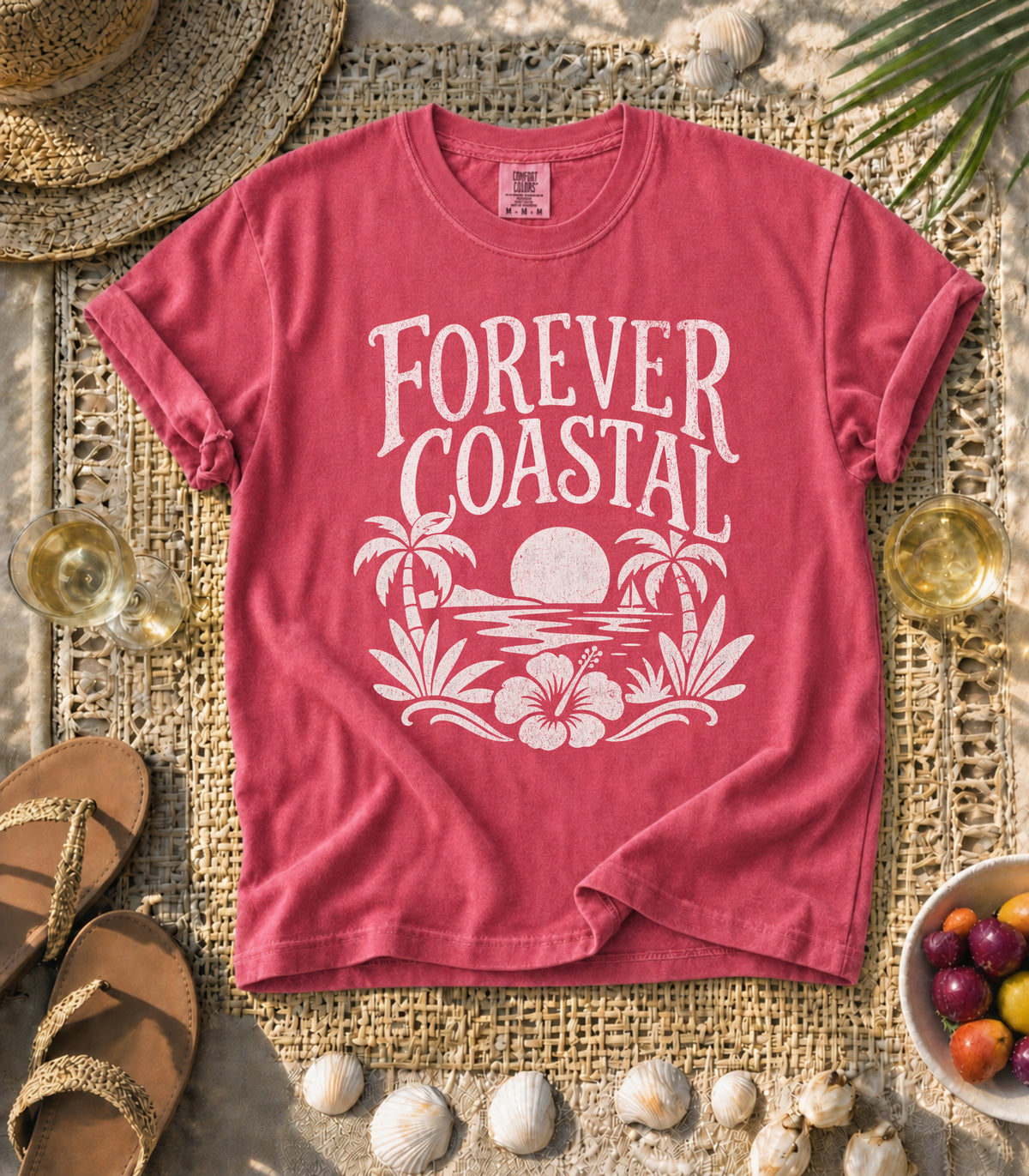 Forever Coastal Sunset Tee