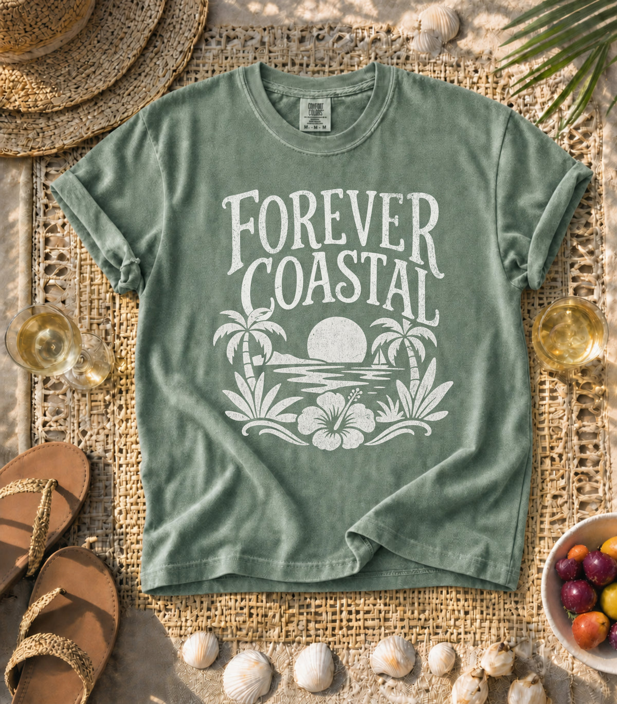Forever Coastal Sunset Tee