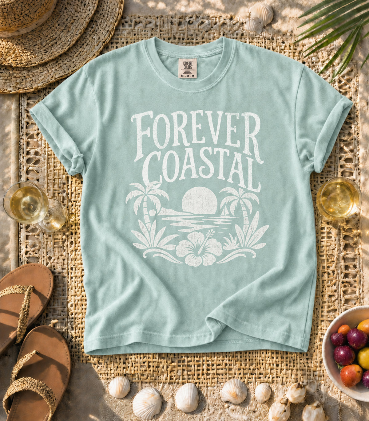 Forever Coastal Sunset Tee