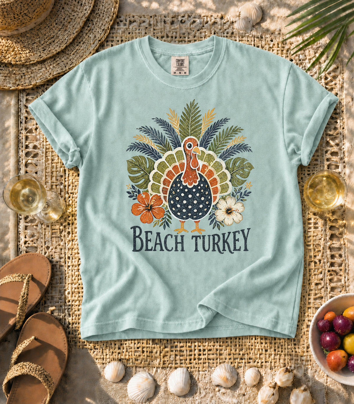 Beach Turkey Tee