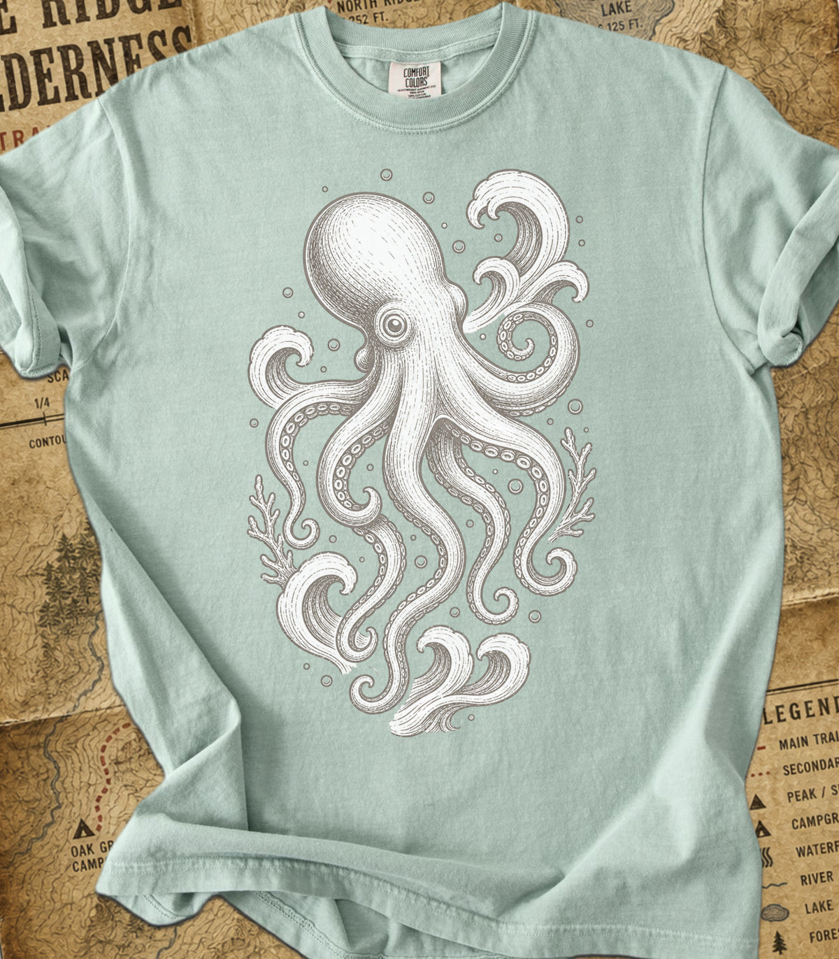 Octopus in the Deep Tee